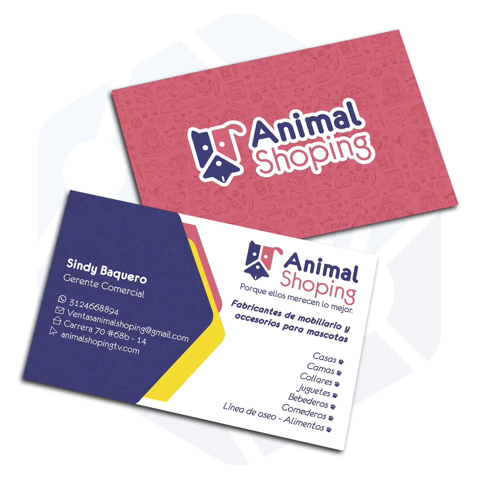 Tarjeta Animal Shoping